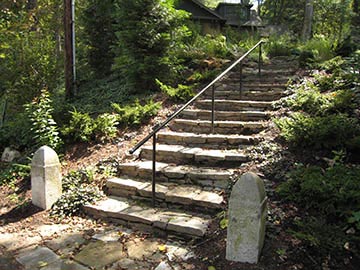 steps to street